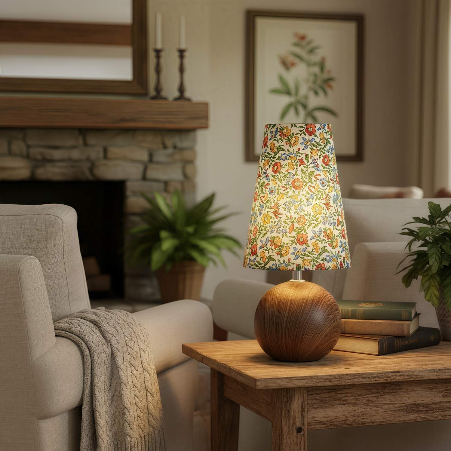 Petalyra Floral Accent Table Lamp - Sculpted Decorative Form Ambient Lighting for Home Use