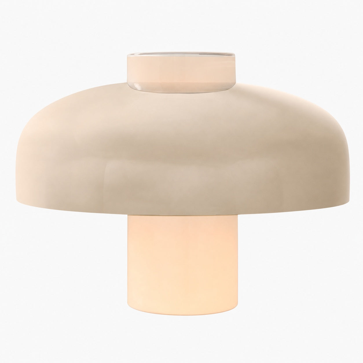Nera Curved Accent Lamp - Organic Modern Design with Soft Glow for Nightstand or Console Table