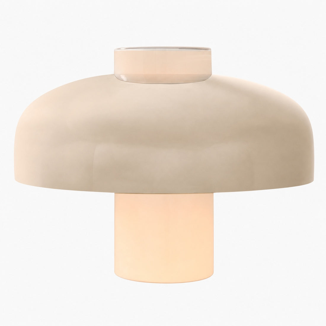Nera Curved Accent Lamp - Organic Modern Design with Soft Glow for Nightstand or Console Table