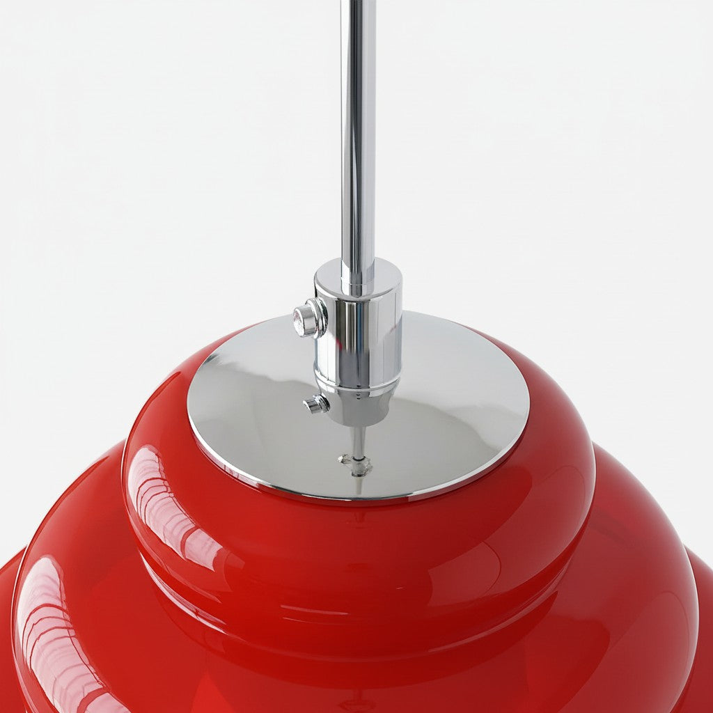 Bomiello Modern Layered Glass Pendant Light - Sculptural Minimal Light for Living Room or Bedroom