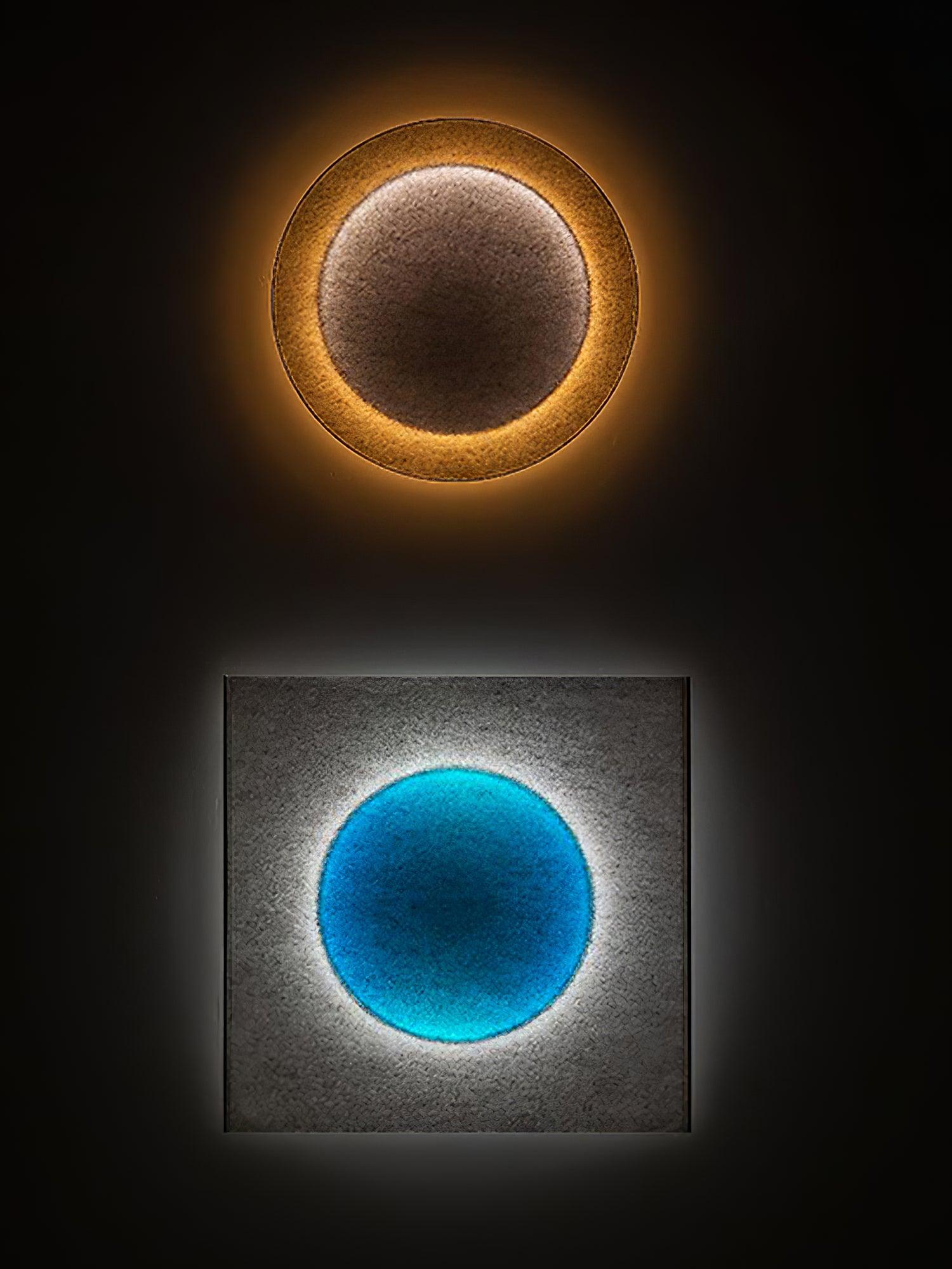 Modern Simple Plug-In Round Wall Lamp