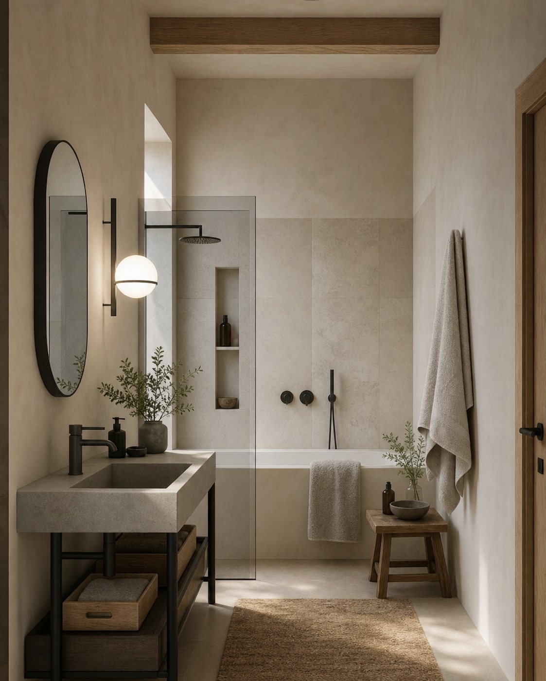 Globe Shade Minimalist Wall Lamp for Indoor and Outdoor Spaces