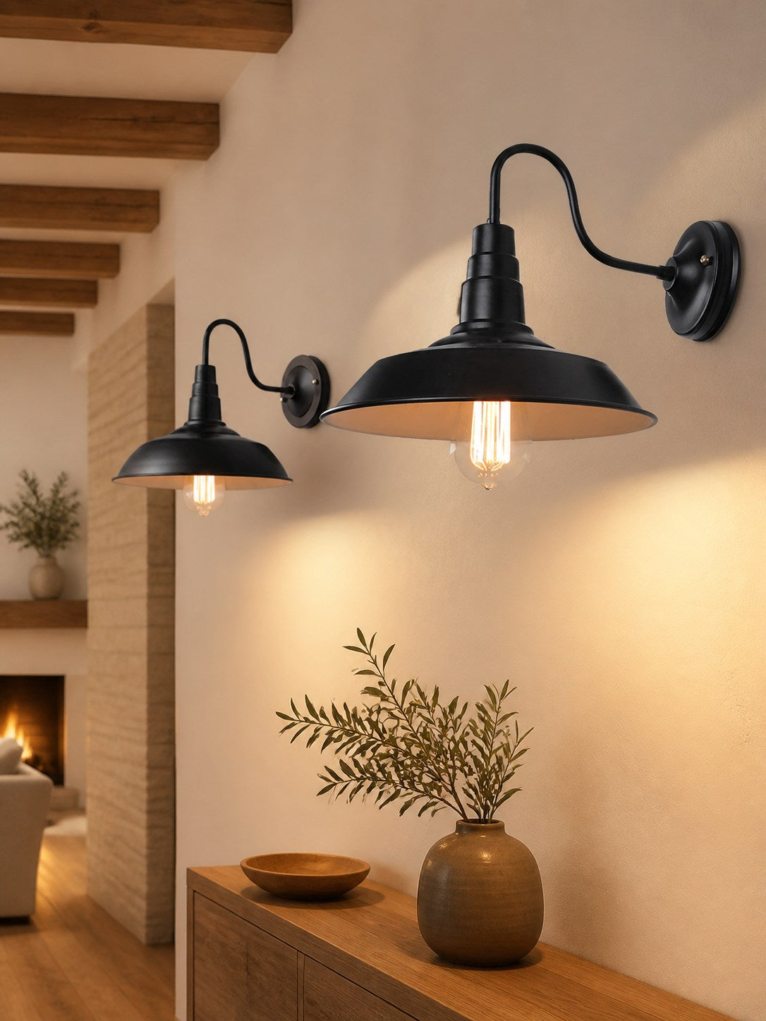 Velara Retro Vintage Wall Mounted Lamp