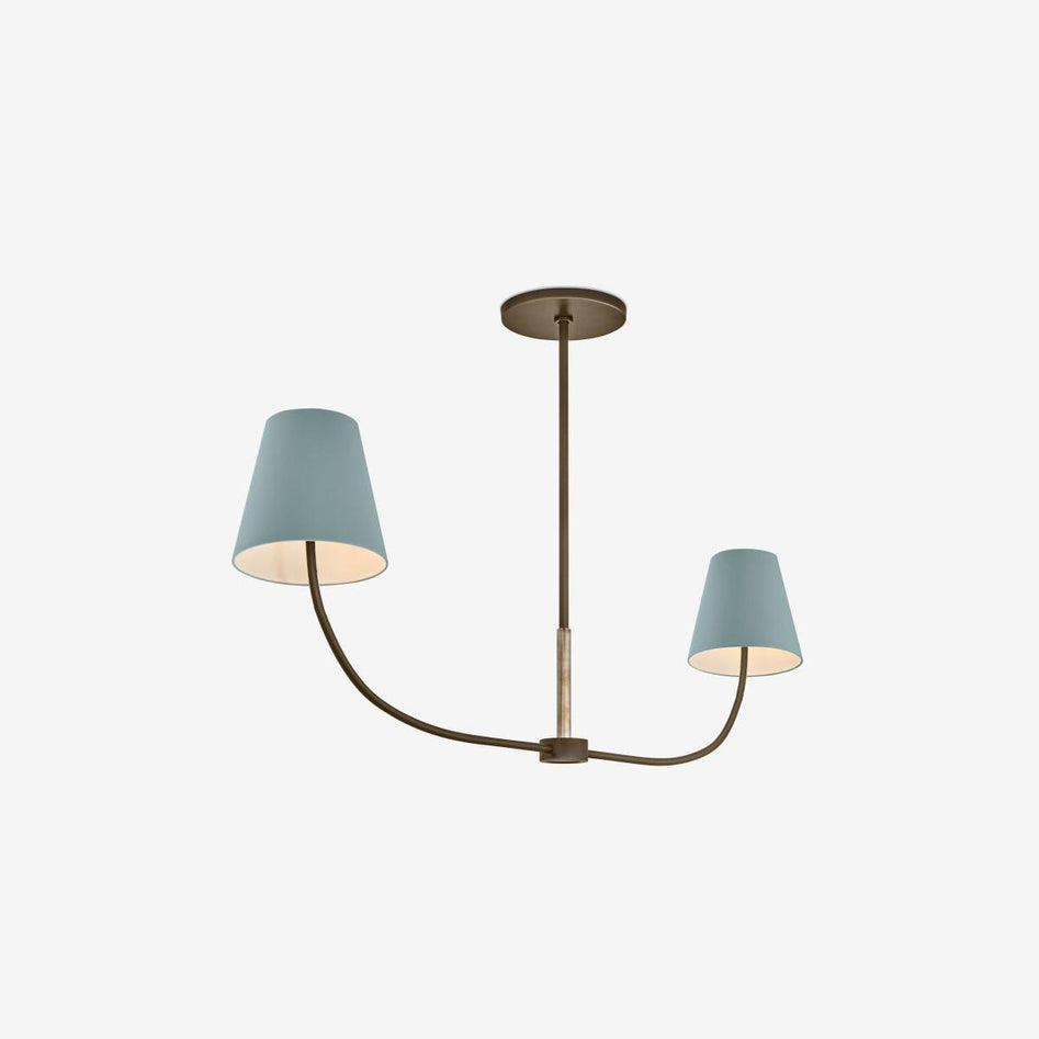 Minimalist Two-Tone Design Chandelier