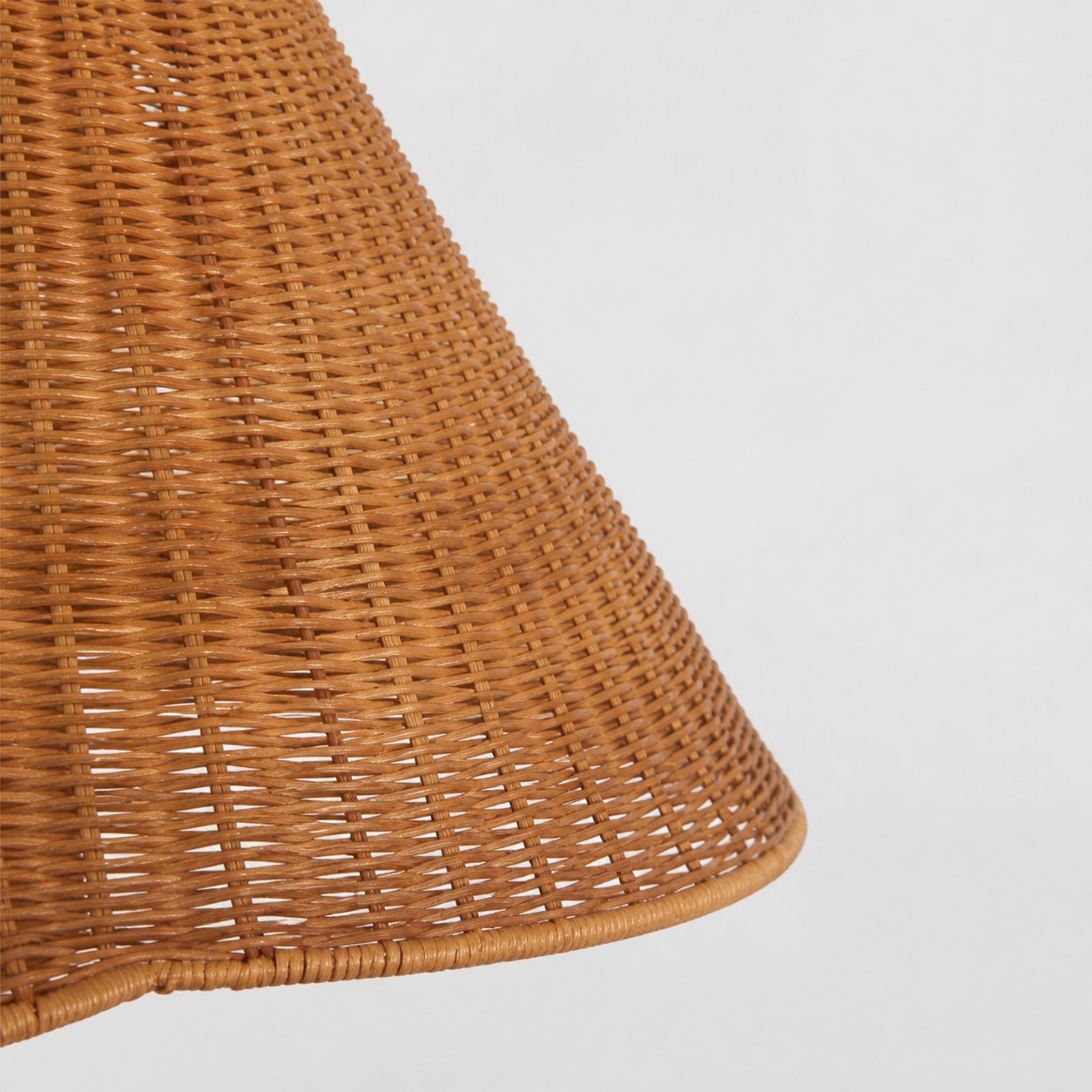 Wickara Woven Floor Lamp - Sculptural rattan design with natural rattan style, suitable for living room & bedroom