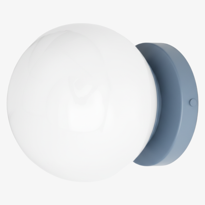 Glorica Glass Globe Wall Sconce - Multi-Color Modern Minimalist Light