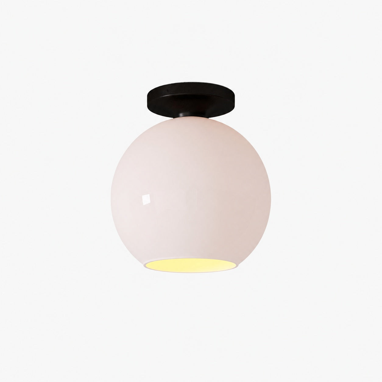 Selvion Modern Globe Pendant Light - Damp-Rated Bathroom Lighting - Luxe Glass Shade