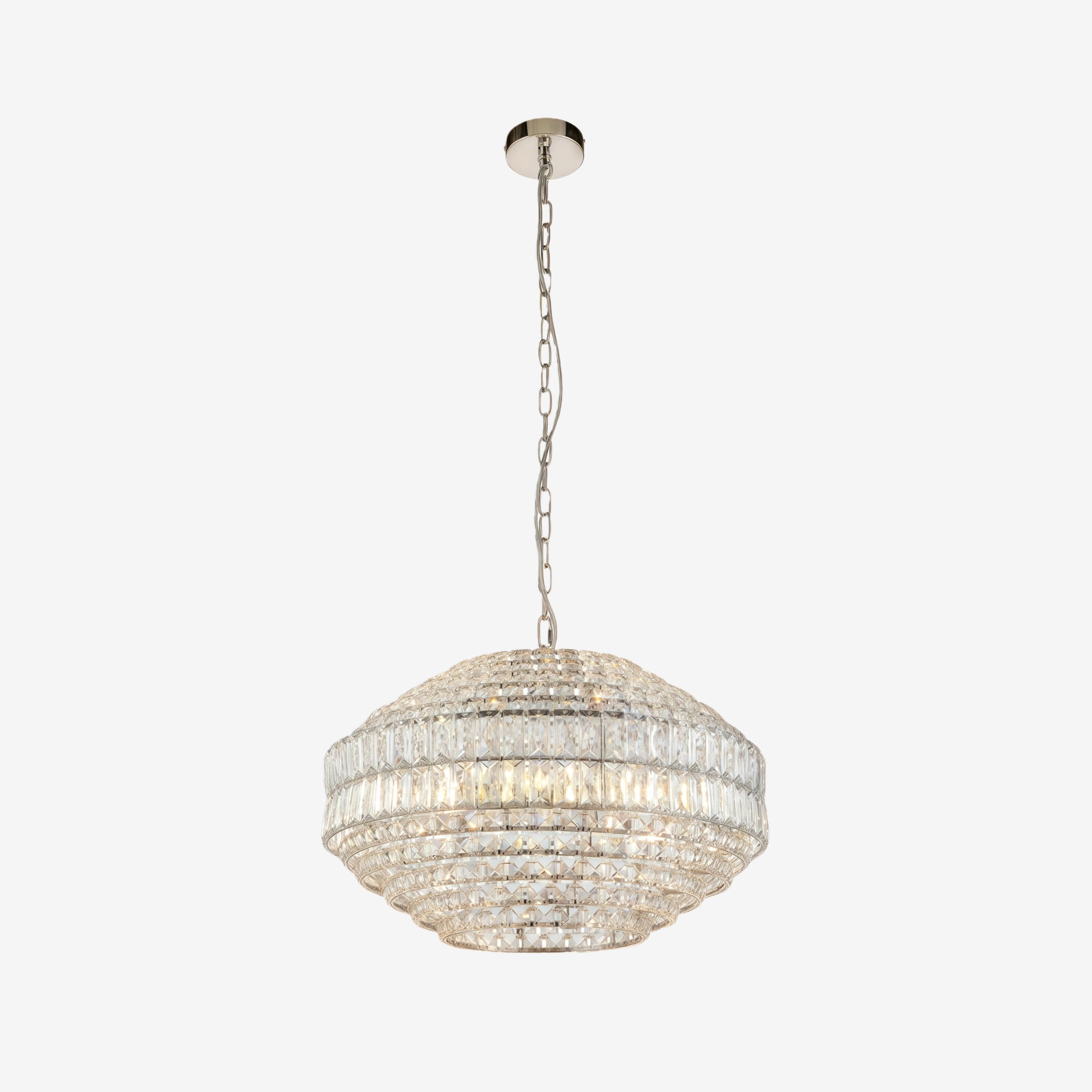 Virelis Style Luxe Crystal Pendant Light – Ambient Lighting for Kitchens & Hospitality Spaces