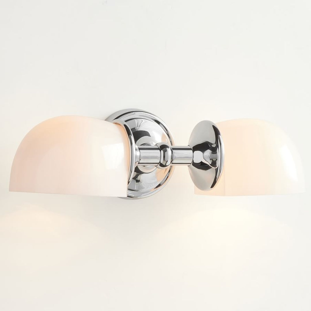 Modern Mercer Double Horizontal Metal Wall Sconce
