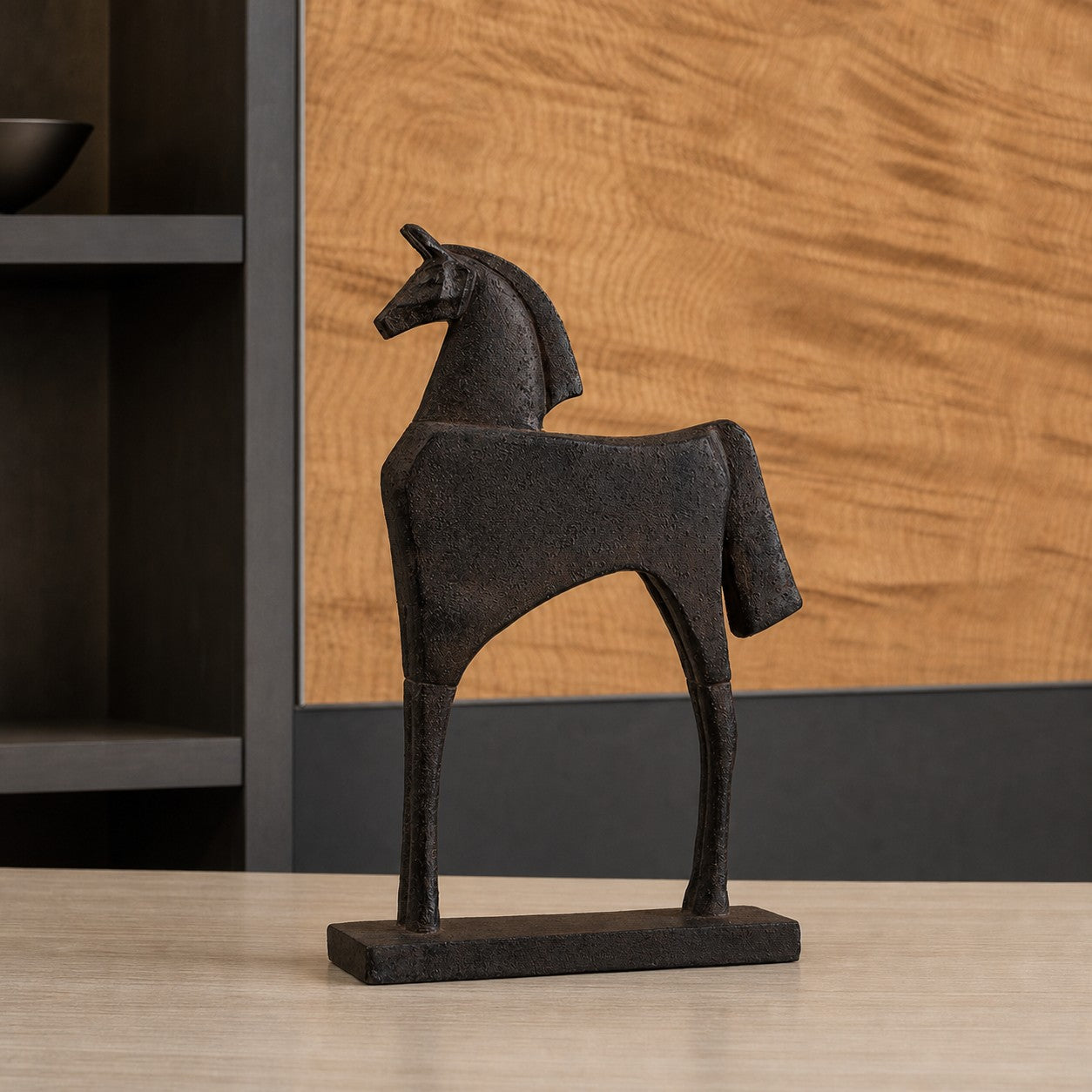 Equora horse or bull resin sculpture variant