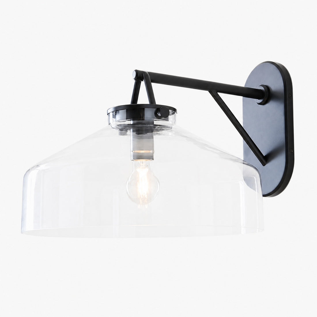 Hanton Minimalist Outdoor Wall Light - Matte Metal Industrial Sconce for Modern Spaces