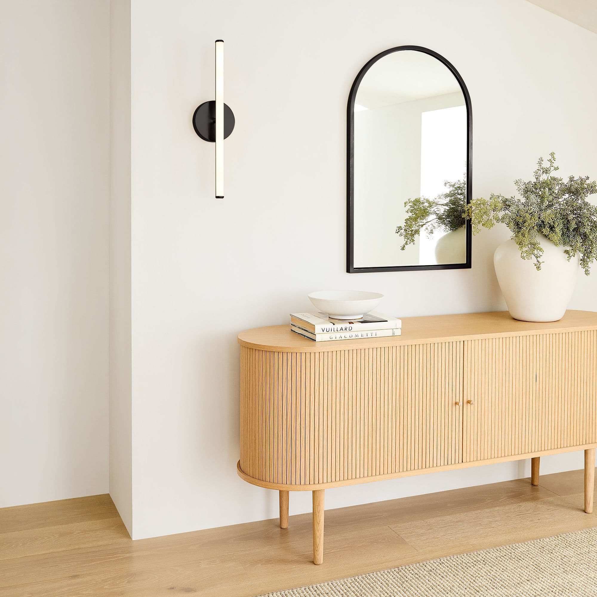 Voro Modern LED Wall Sconce - Metal Bathroom & Hallway Lighting Fixture