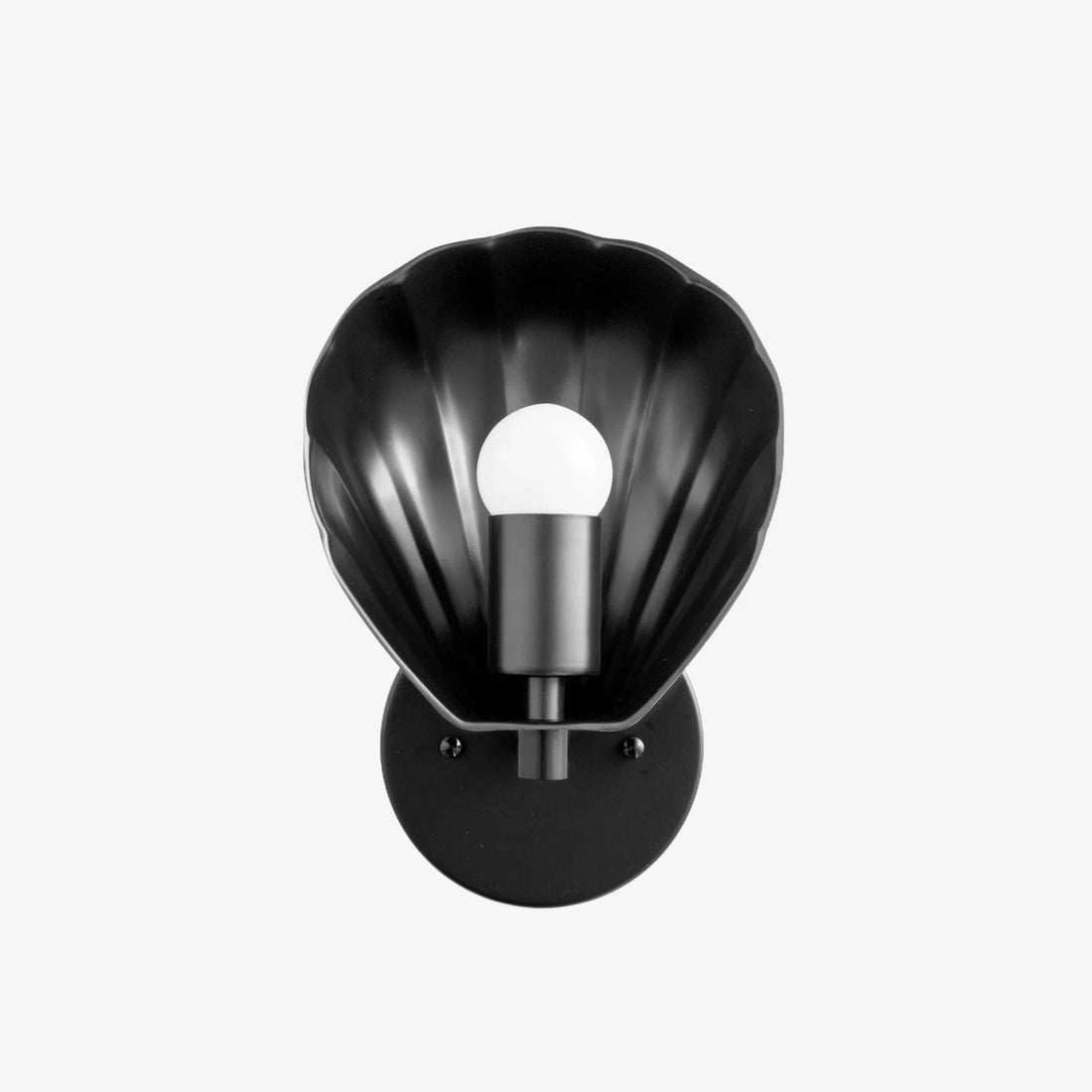 Luminara Modern Art Deco Scalloped Shell Wall Sconce – Hallway & Bedroom Accent Lamp