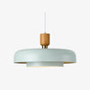 Orbulis Natural Wood Grain Circular Pendant - Modern Minimalist Light for Islands and Foyers