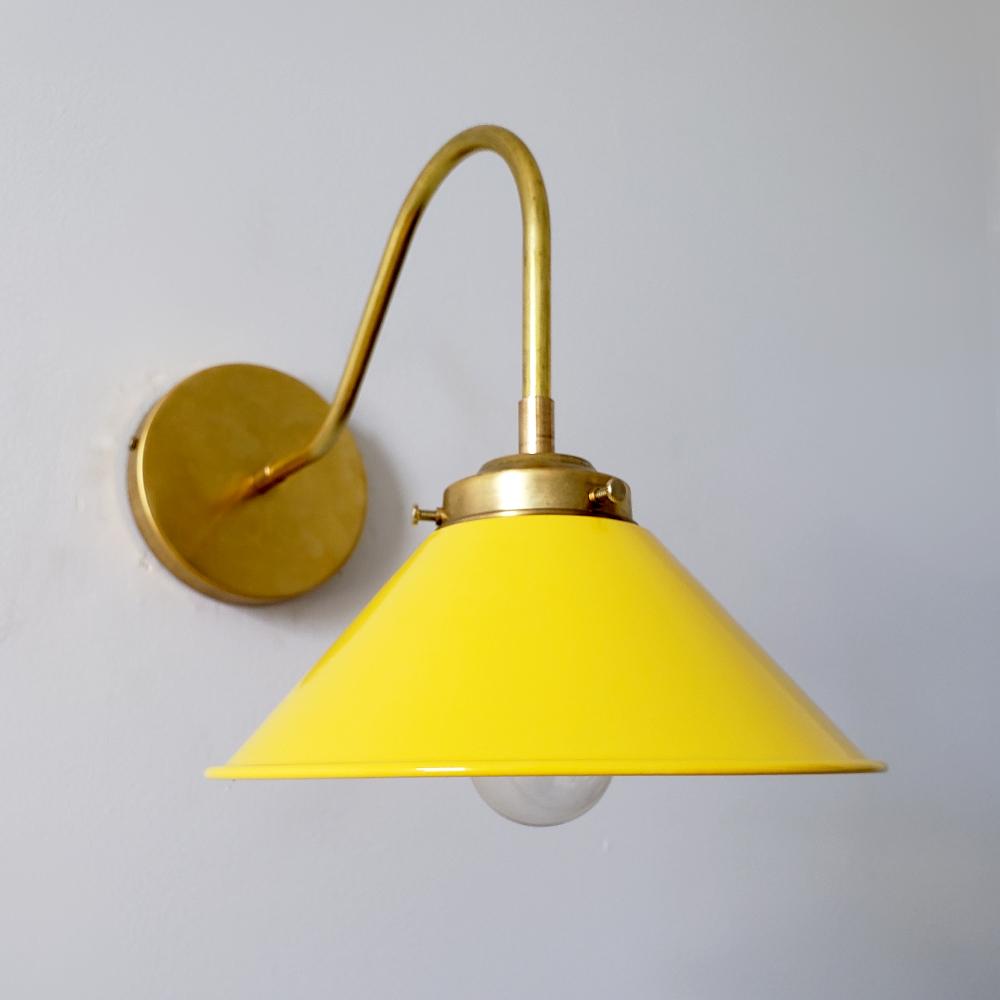 Curved Arm Wall Sconce - Accent Lighting For Bedroom & Hallway