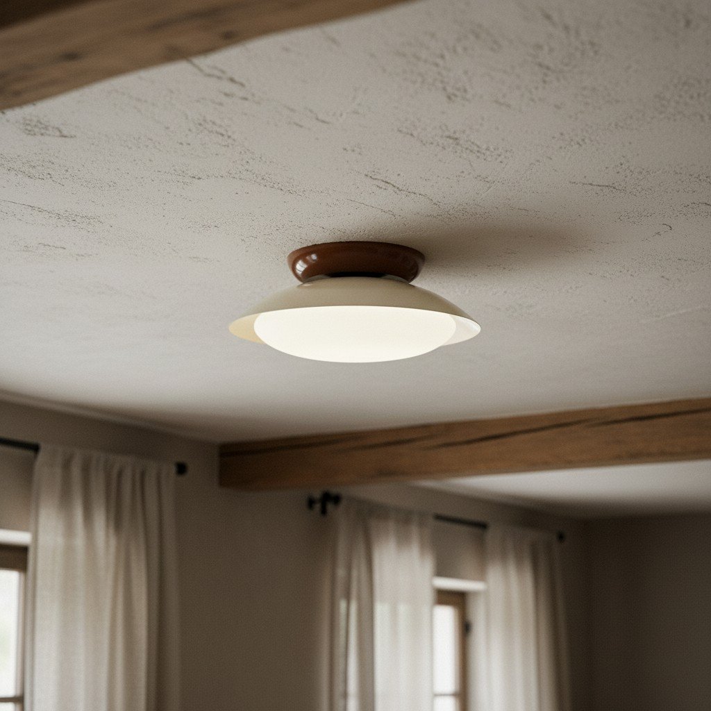 Heliora Modern Dome Ceiling Light - Minimalist Retro Style for Living Spaces