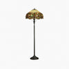 TF Dragonfly Motif Floor Lamp – Vintage Stained-Glass for Living Rooms
