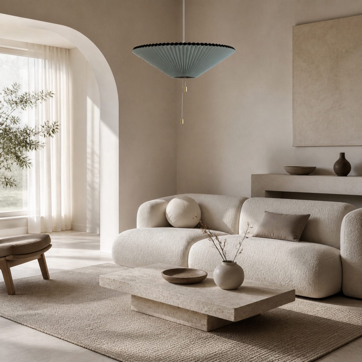 Vellmuse Vintage Interactive Umbrella Pendant Lamp - Adjustable Lampshade Light for Any Space N25