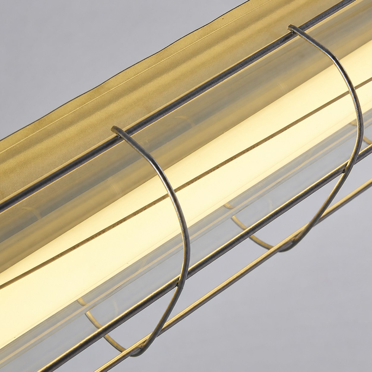Modern Acrylic Linear LED Chandelier in Black or Silver