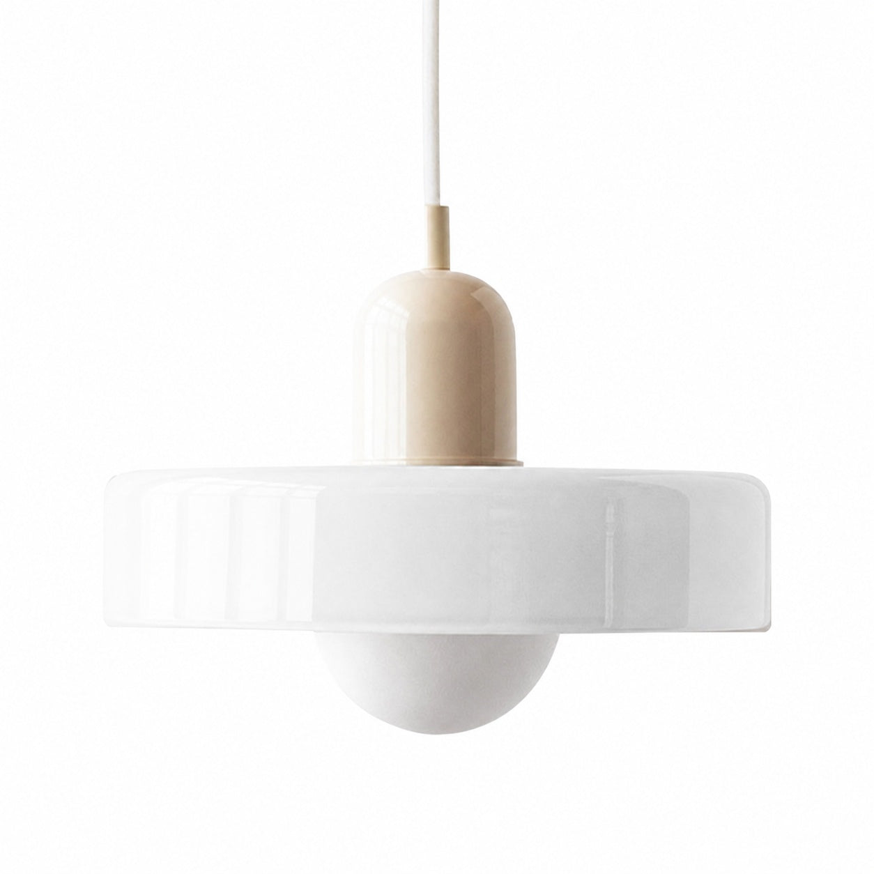 Glasora Modern Glass Suspension Light – Minimalist Nordic Pendant Lamp for Kitchen and Hallway N32