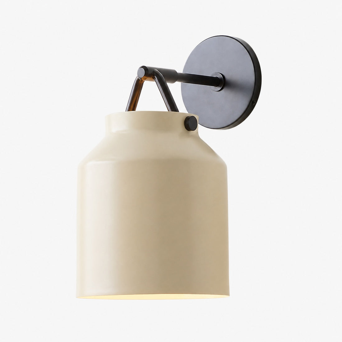 Hanton Modern Minimalist Brass and Glass Sconce – Damp Rated for Bathrooms