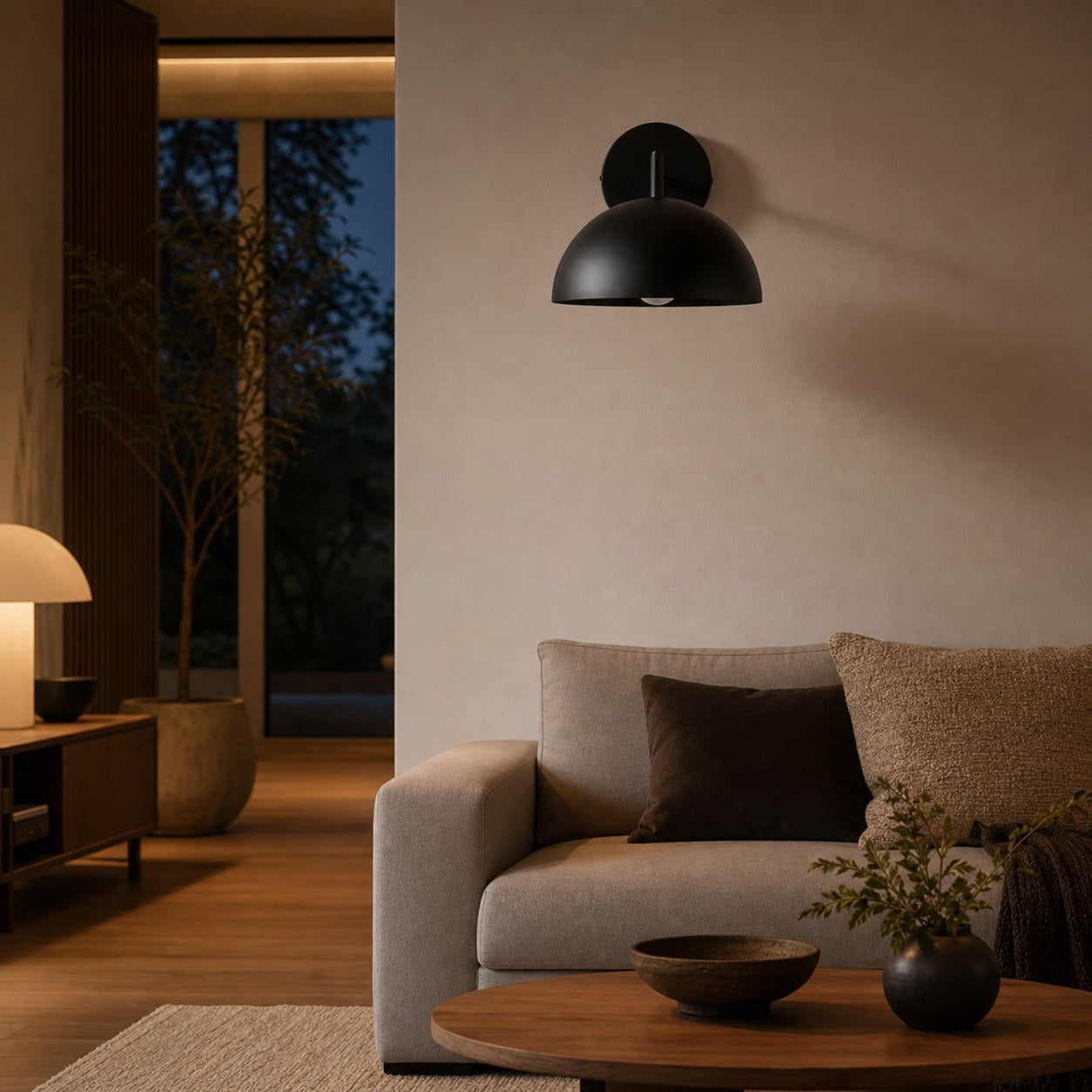 Metio Dome Minimalist Dome Sconce - Stylish Colorful Wall Light