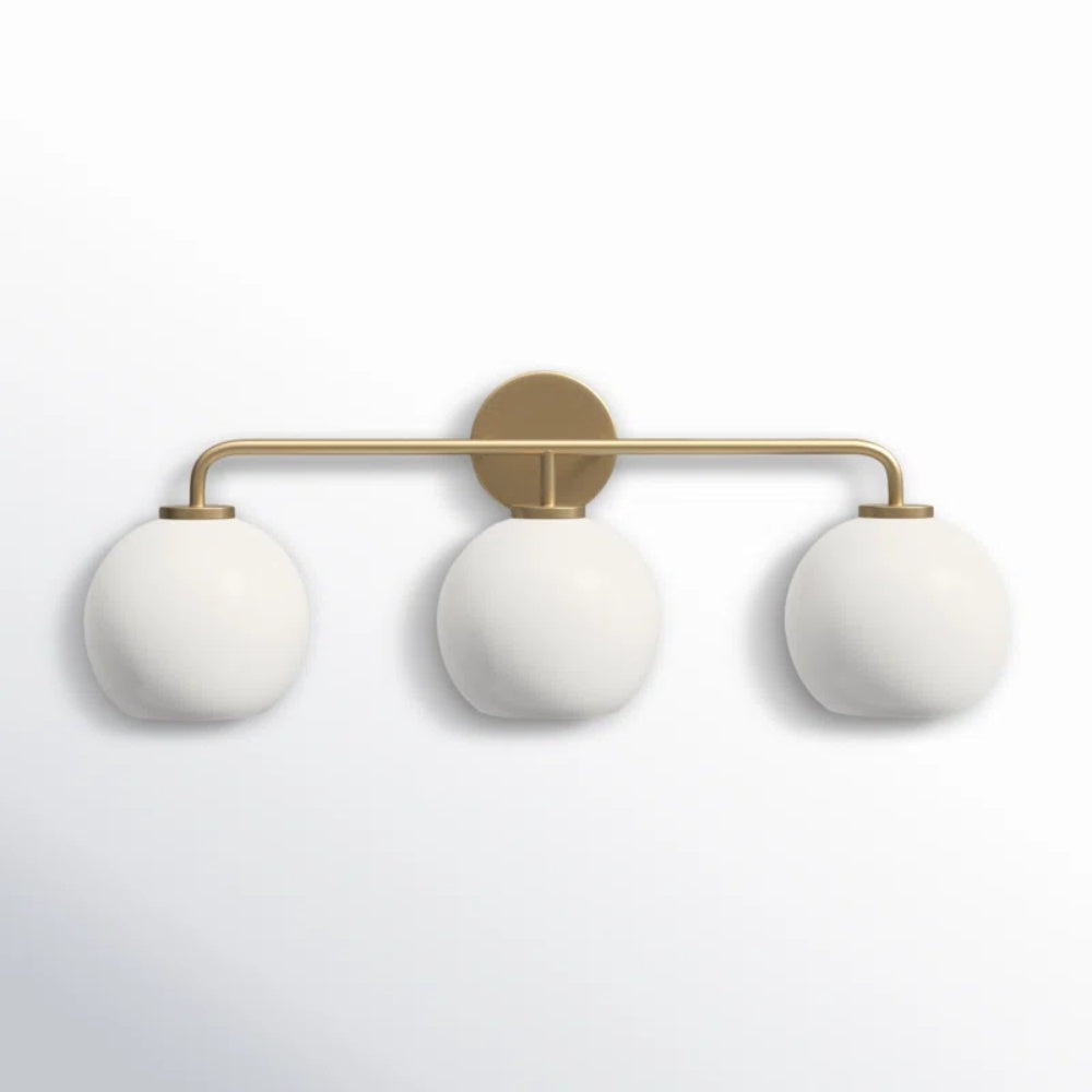 Bubble 3 Light Vanity Light - Glass Globe Shades Bathroom Wall Light