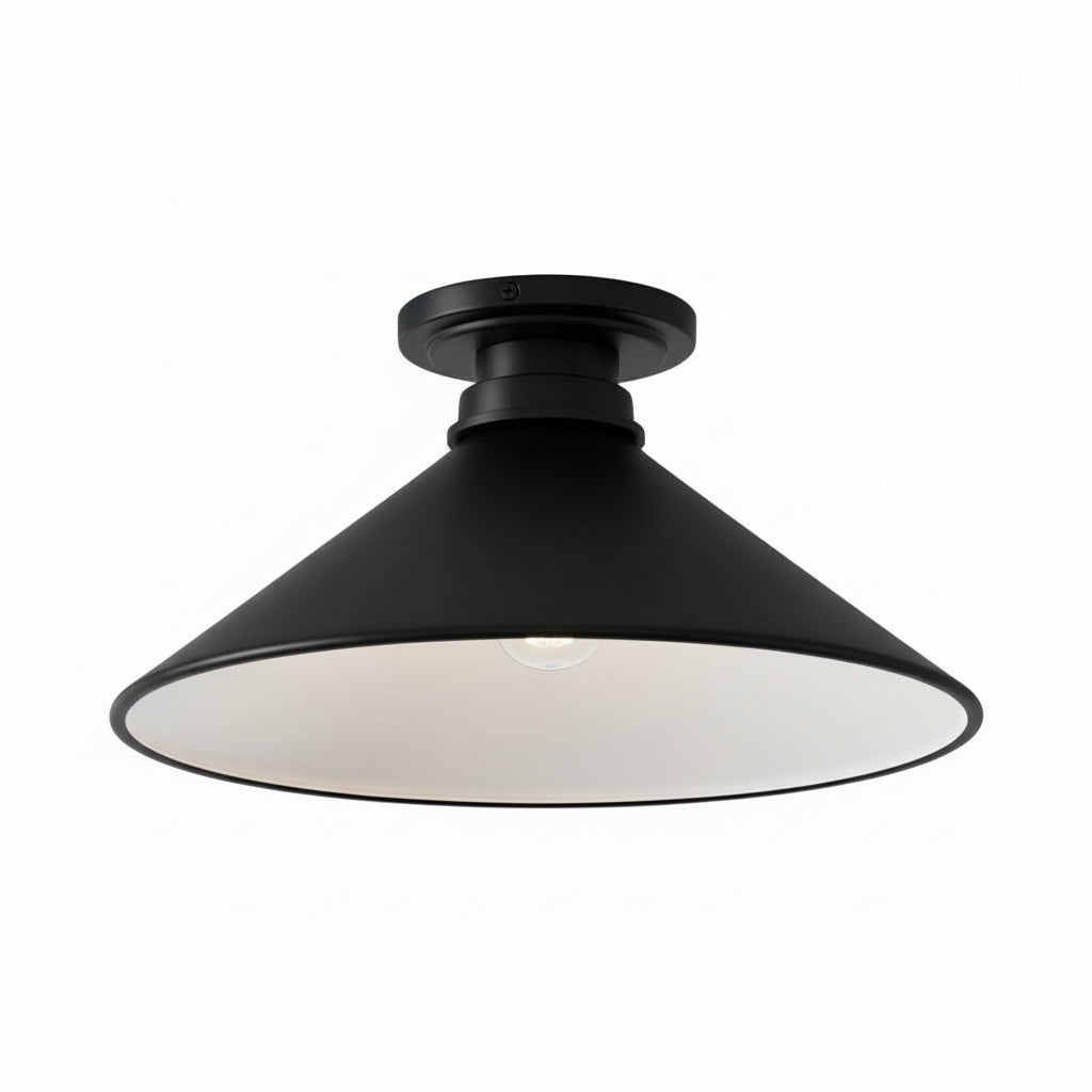 Aurenza Timeless Flush Mount Light - Farmhouse Design with Simple Elegant Charm