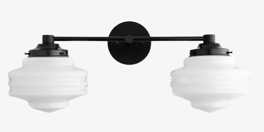 Geotower Glass Modern Wall Sconce - Glass Globe Light - Elegant Home Fixture