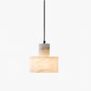 Cylorion Alabaster Pendant Lamp – Modern Minimalist Hanging Light for Dining Room