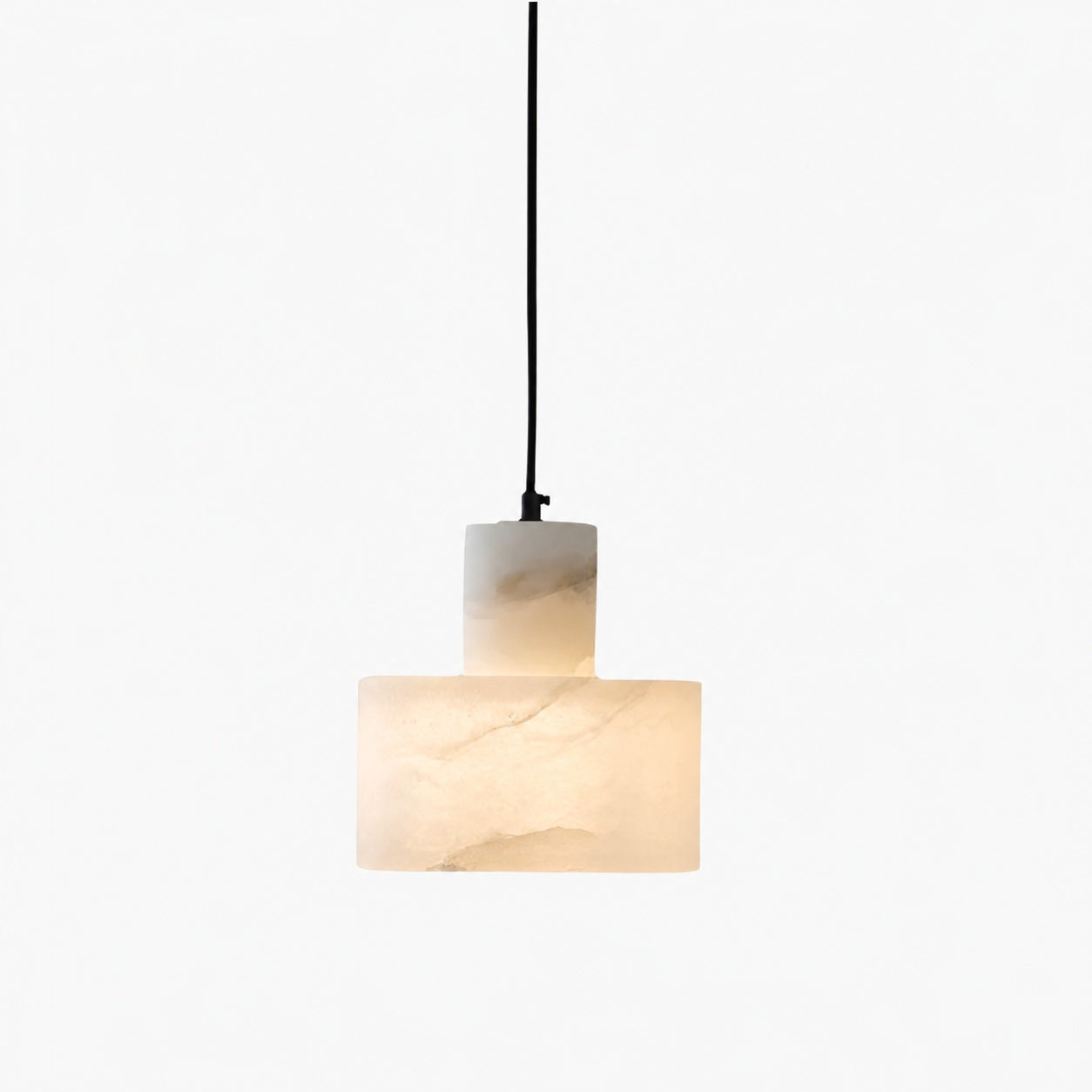 Cylorion Alabaster Pendant Lamp – Modern Minimalist Hanging Light for Dining Room
