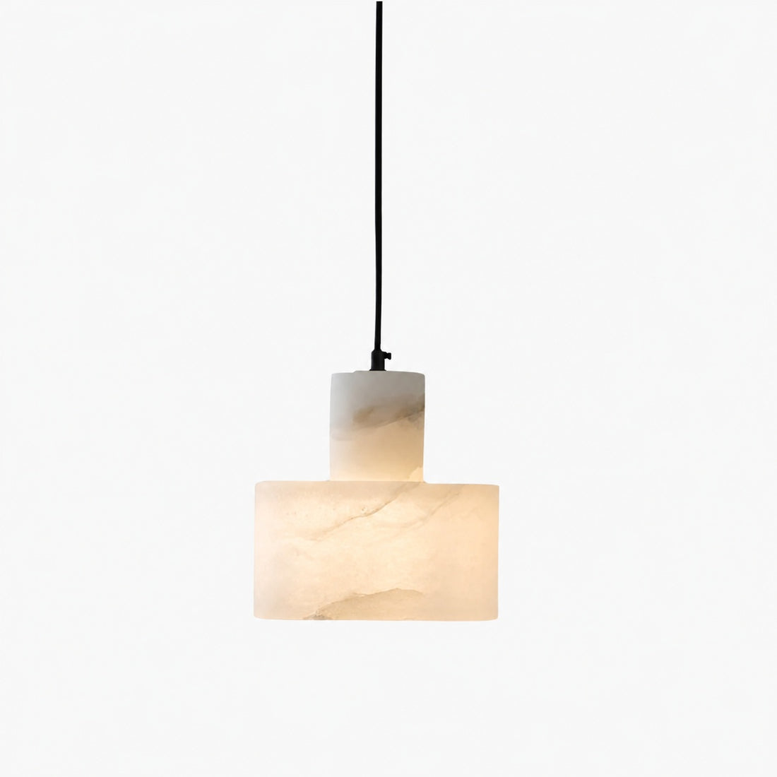 Cylorion Alabaster Pendant Lamp – Modern Minimalist Hanging Light for Dining Room