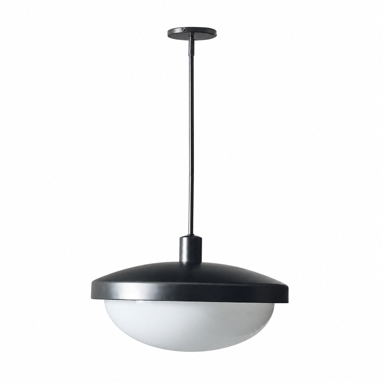 Rolvona Globe Pendant Light - Modern Oval Shade Hanging Lamp