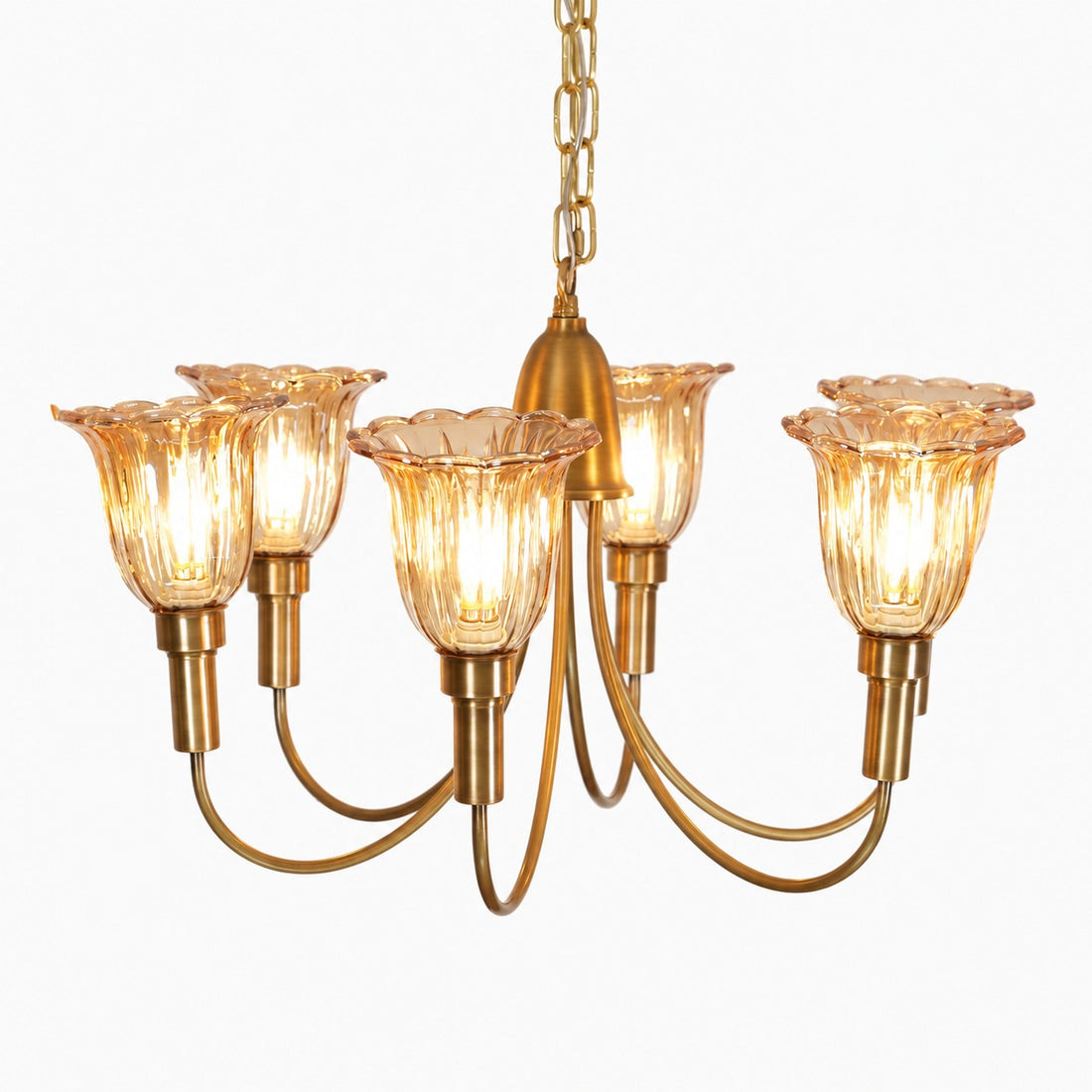 Columbia Brass Chandelier