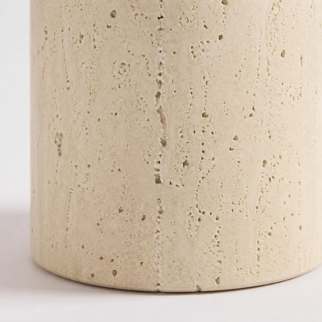 Albi Minimalist Marble Table Lamp – Elegant Fabric Shade Suitable for Any Room