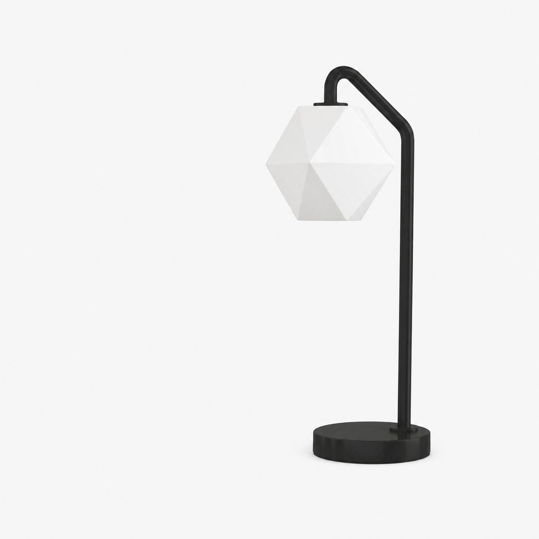 Talvior Luminous Geometric Faceted Glass Table Lamp