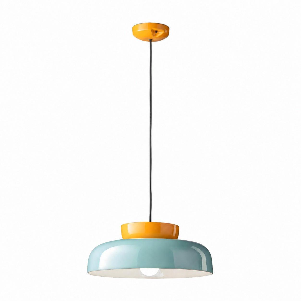 Fiesta Colorful Bowl Shaped Nordic Ceramic Pendant Lamp