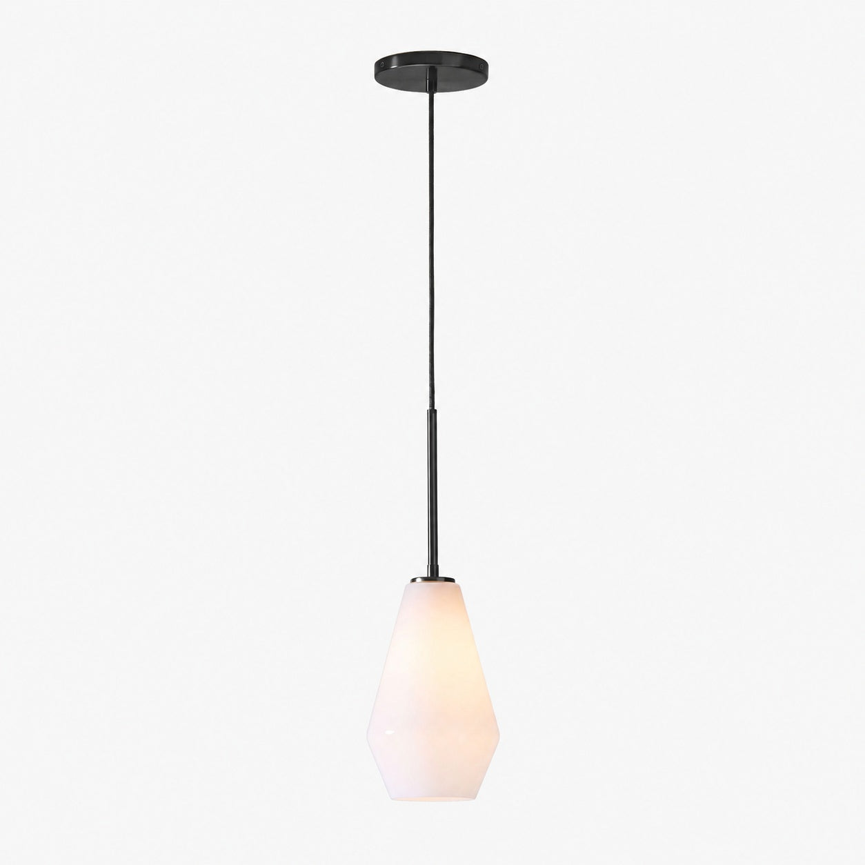 Merin Transparent Glass Sculpture Geometric Chandelier