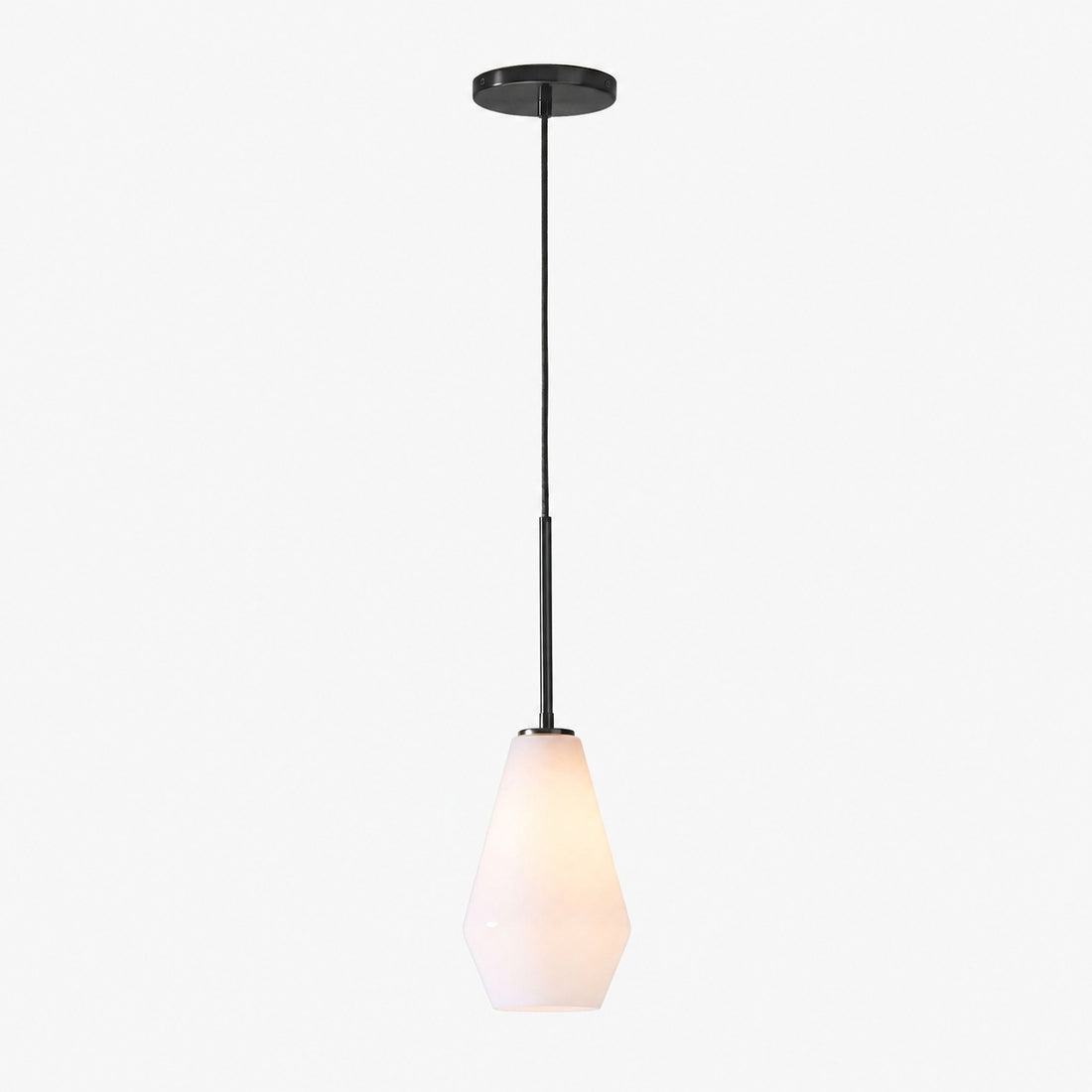 Merin Transparent Glass Sculpture Geometric Chandelier