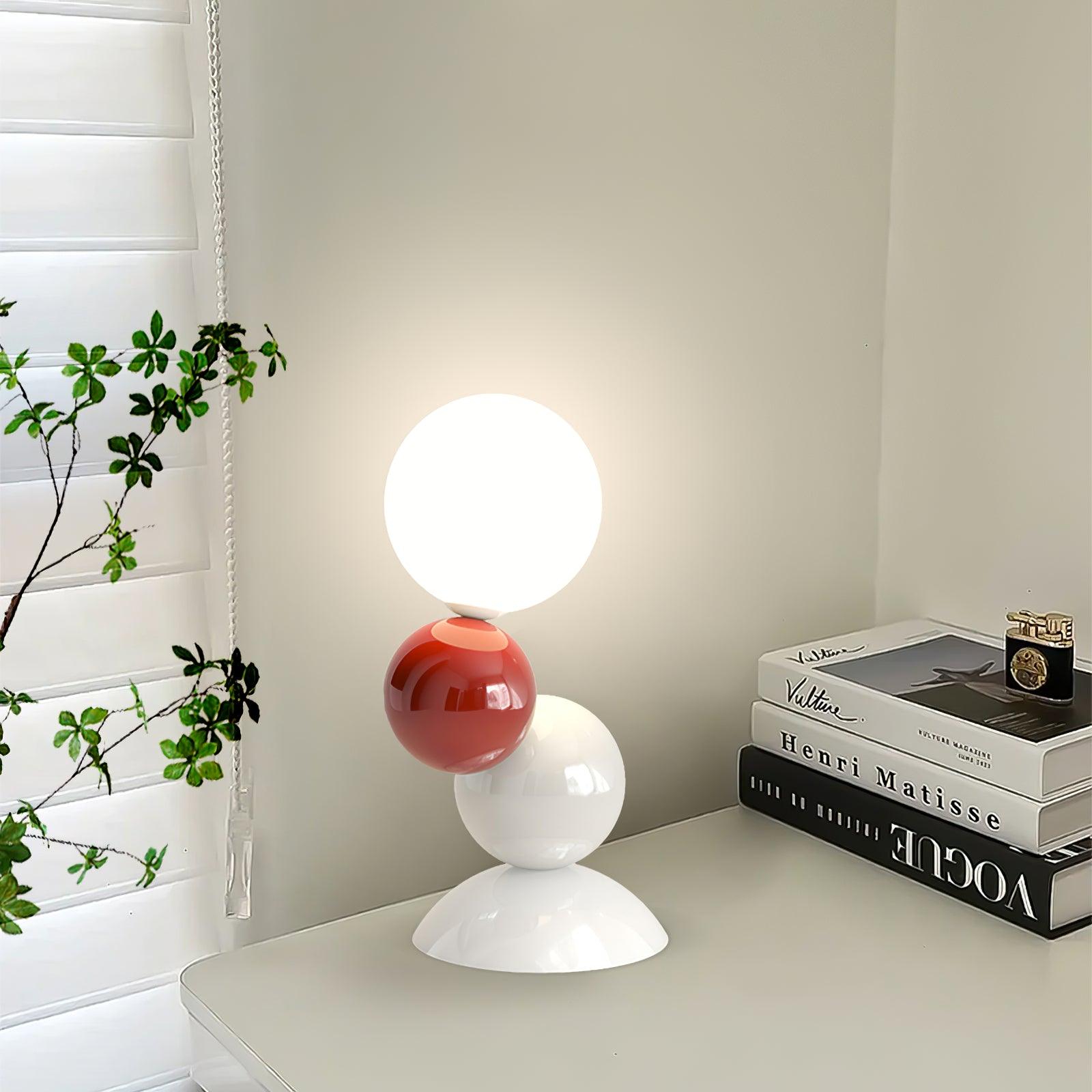 Colorful Ball Stacking Table Lamp