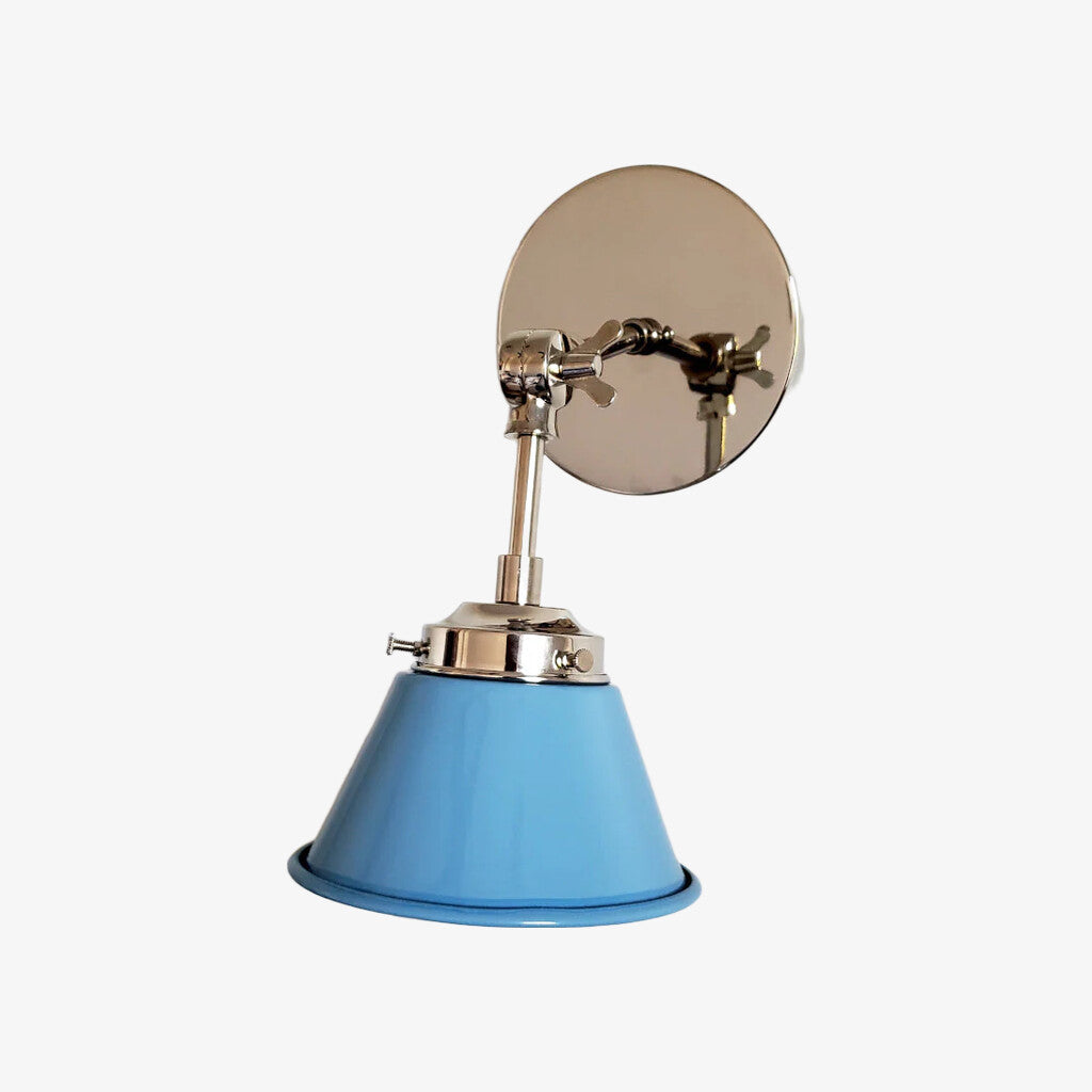 Modern Cone With Elegant Swivel Mechanism Brass Wall Lamp
