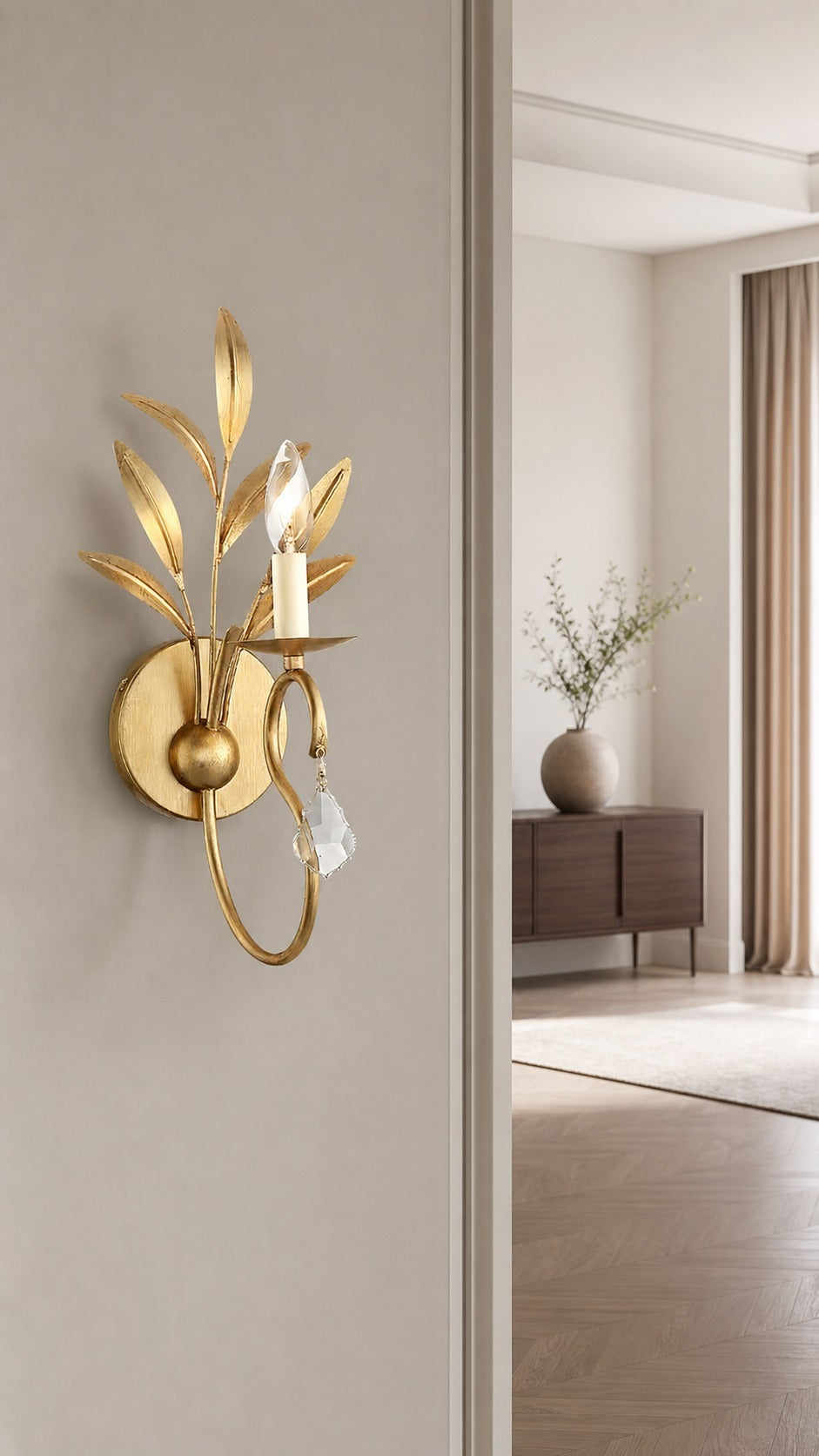 Lydia Crystal Sconces