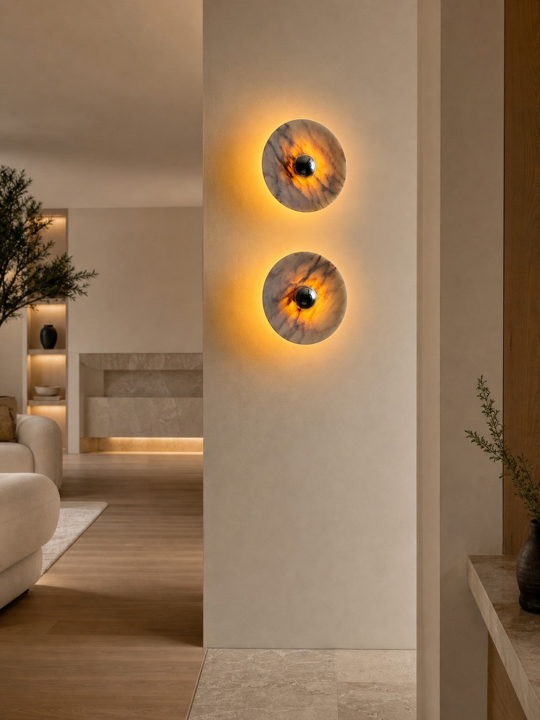 Calacatta Marble Wall Lamp