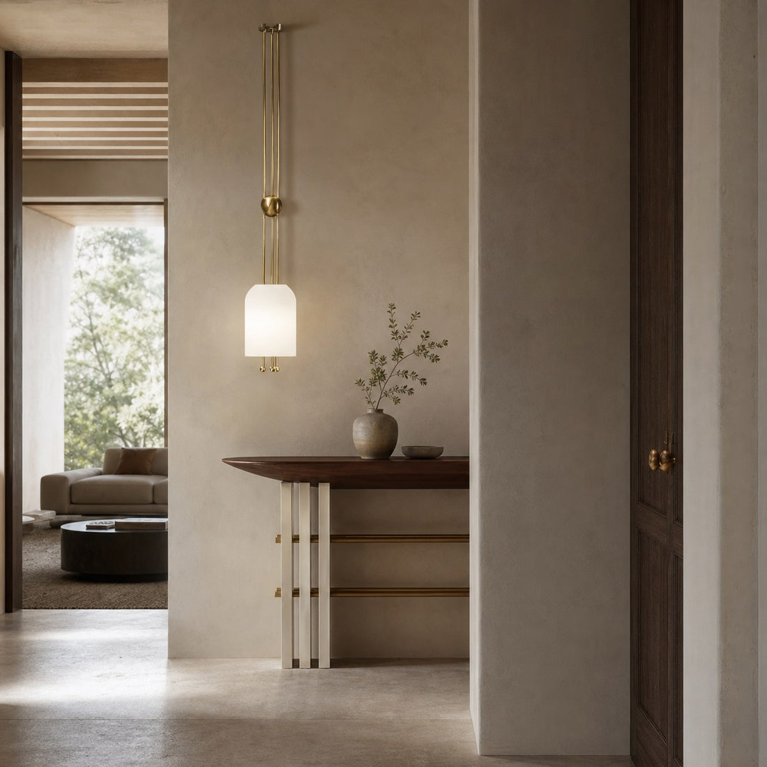 Lantern Glass Pendant Lamp