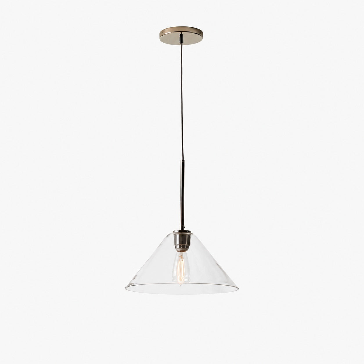 Conica Glass Cone Pendant Lamp – Modern Style Light for Any Room