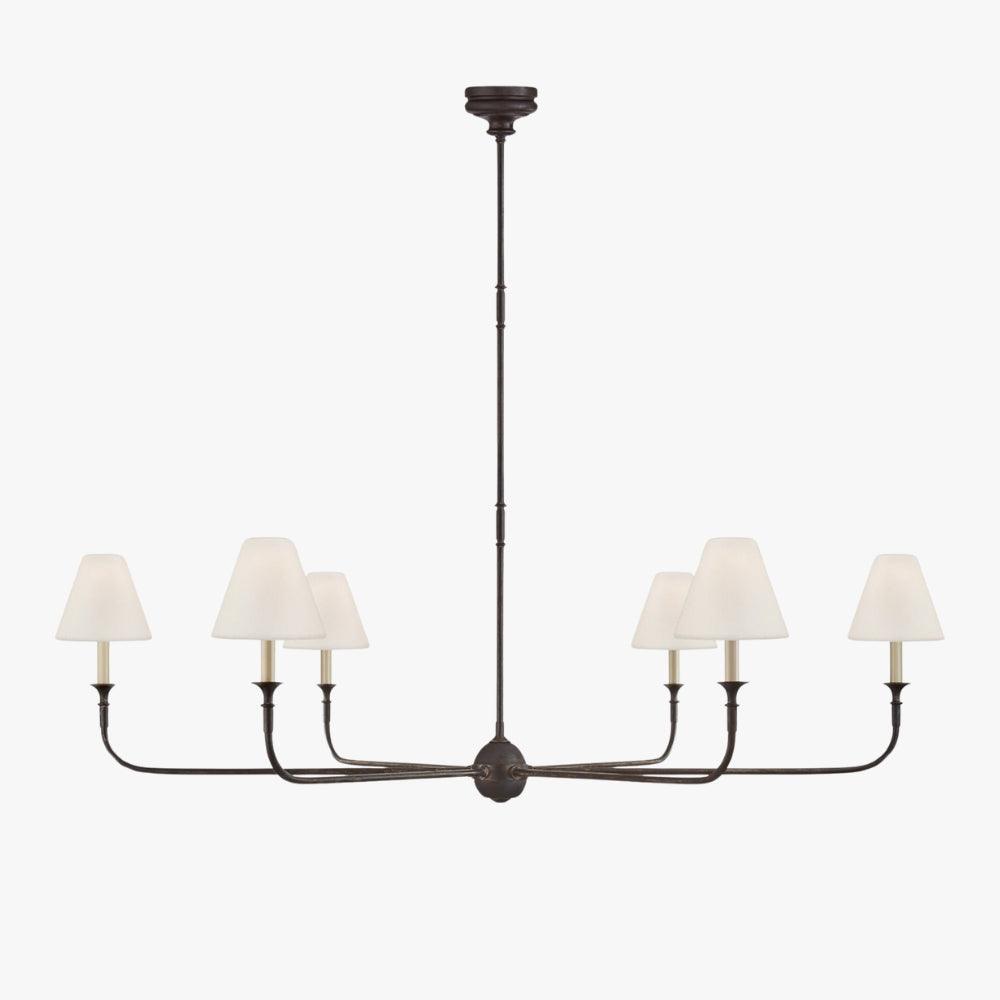 Piaf Grande Modern Industrial Metal Chandelier