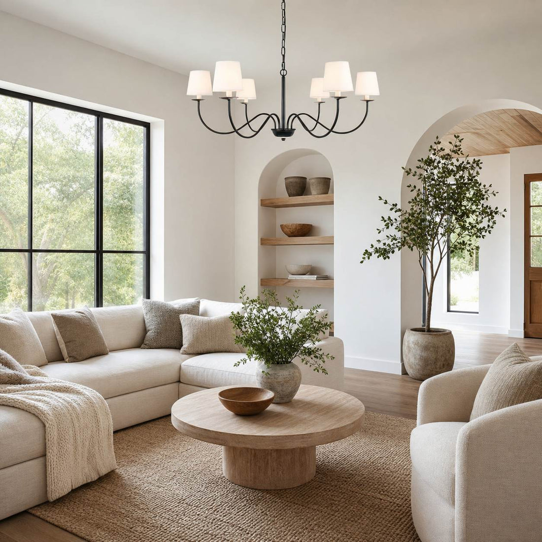Eclipse Brass Chandelier