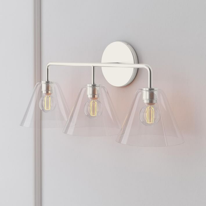 Conica Cone Wall Sconce - 1, 2, 3-Light Modern Glass Lighting