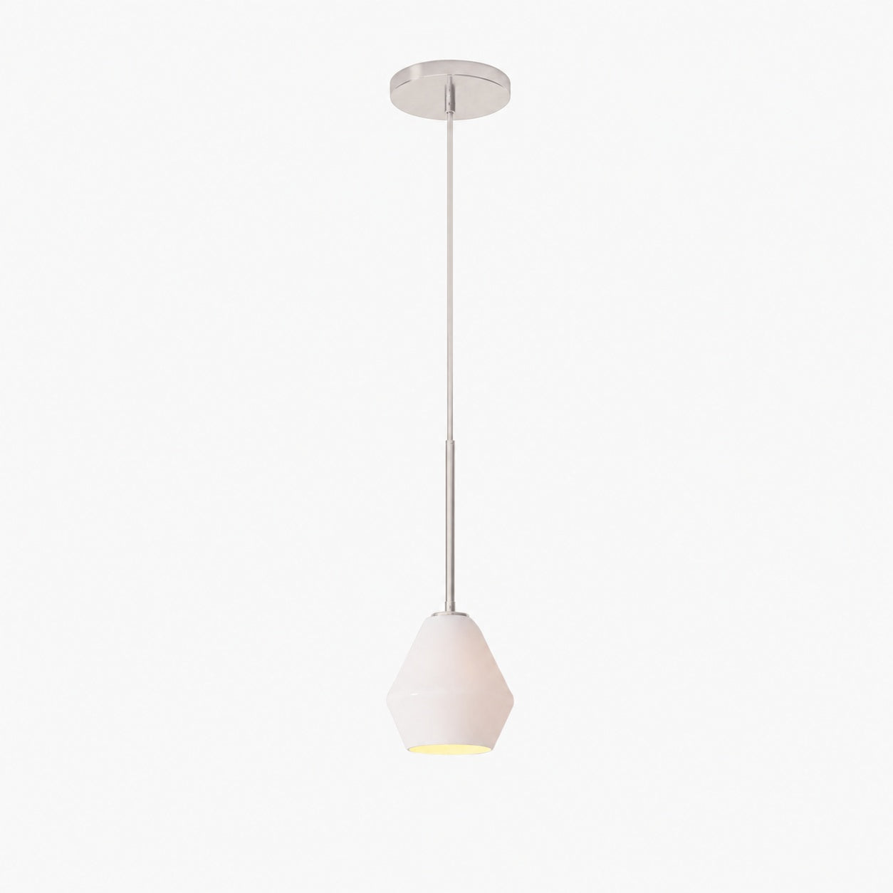 Merin Transparent Glass Sculpture Geometric Chandelier