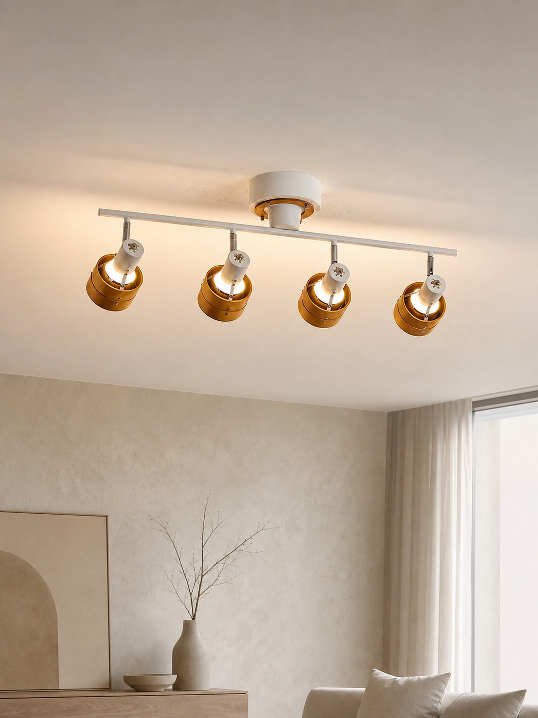 Nordic Cylindrical 4-Light Spotlight